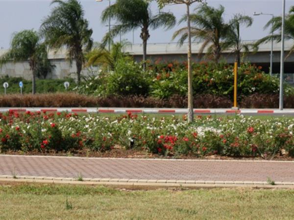 The Shmuel Kendel Garden – named after the former Director General of Ben Gurion Airport